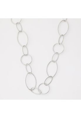 Collar 19V69 Italia Plateado Mujer STNE600