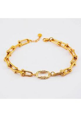 Pulsera  19v69 Dorado Mujer STB032