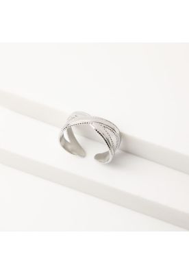 Anillo 19v69 Plateado Mujer STR214