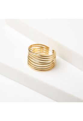 Anillo 19v69 Dorado Mujer STR340