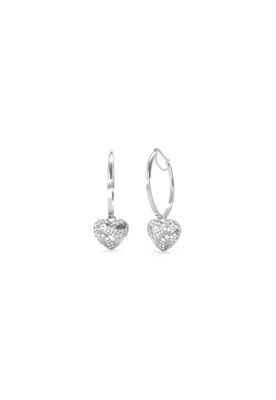 Aros Guess Plateados JUBE04505JWRHT-U