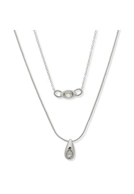 Collar Anne Klein 01N00585 Plateado