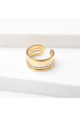 Anillo 19v69 Dorado Mujer STR273