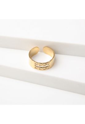 Imagen 1 del producto Anillo  19v69 Dorado Mujer STR248