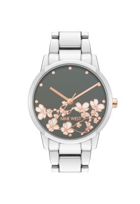 Reloj Nine West NW/2597FLSV Plateado Mujer