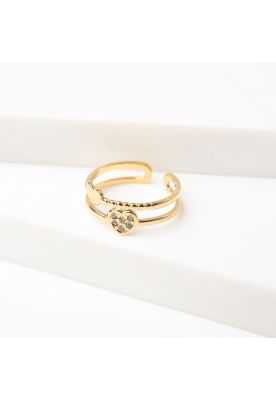 Imagen 1 del producto Anillo 19v69 Dorado Mujer STR305