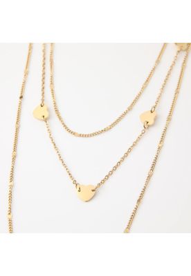 Imagen 2 del producto Collar Doble 19V69 Italia Dorado Mujer STNE112