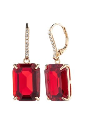 Aros Lauren Ralph Lauren Dorados Rojo 14G00908