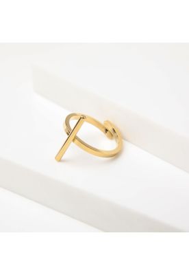 Anillo 19v69 Dorado Mujer STR256