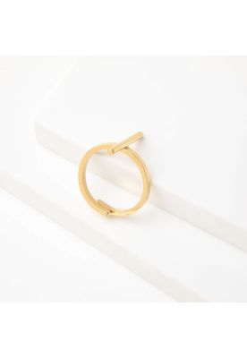 Imagen 2 del producto Anillo  19v69 Dorado Mujer STR256