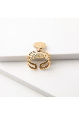 Imagen 2 del producto Anillo 19v69 Dorado Mujer STR193