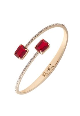 Pulsera Lauren Ralph Lauren Dorado Rojo 14B00438