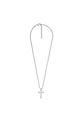 Collar Fossil  JF04401040 Plateado Hombre