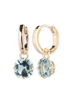 Aros Colgantes Ralph Lauren Azul Mujer