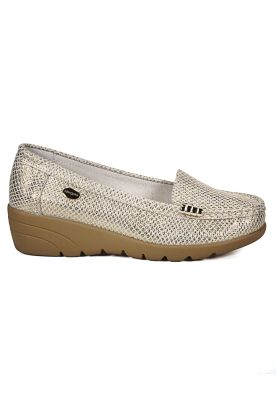 Imagen 2 del producto Mocasín Cuero Eliette Dorado