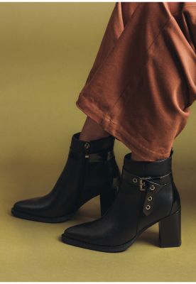 Botín Mujer Cuero Montsie Negro