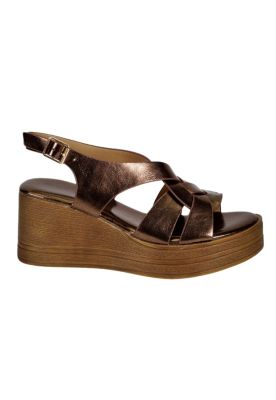 Sandalia Floriana Bronce