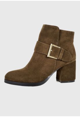 Botín Cuero Gilda Taupe