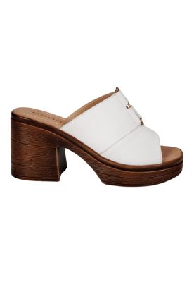 Sandalia Cuero Wilany Blanco