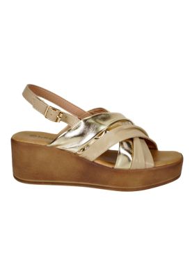 Sandalia Ghia Beige