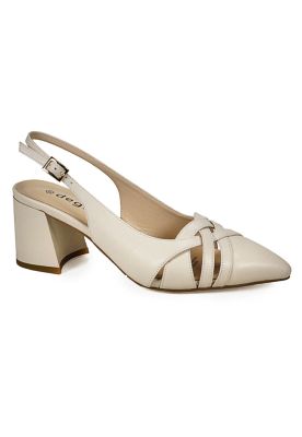 Zapato Cuero Babette Beige