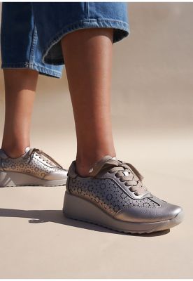 Zapatilla Cuero Felisas Bronce