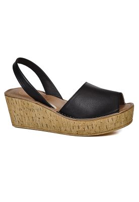 Sandalia Cuero Eliada Negro