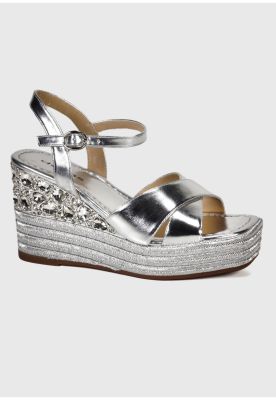 Imagen 2 del producto Sandalia Cuero Ibalú Plateado