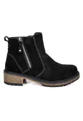 Botín Mujer Cuero Yuquerí Negro