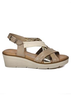 Imagen 2 del producto Sandalia Cuero Delarmy Taupe