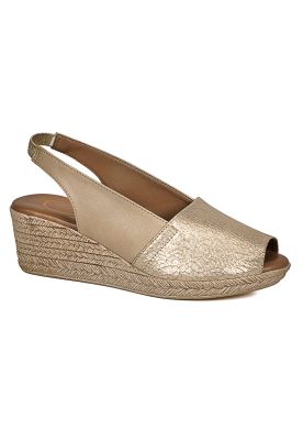 Sandalia Cuero Susanne Dorado