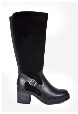 Bota Cuero Usune Negro