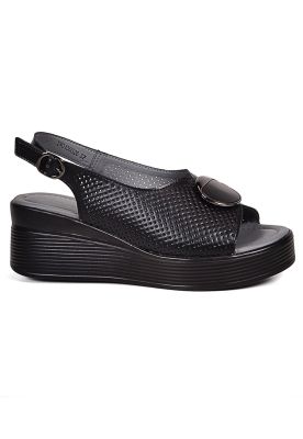 Sandalia Cuero Ayana Negro