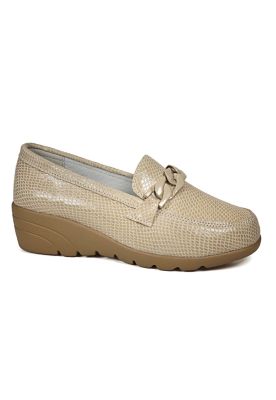 Imagen 1 del producto Mocasín Cuero Hadassa Beige