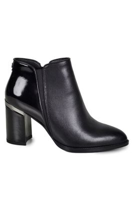 Botín Cuero Ailish Negro