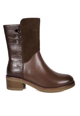 Imagen 1 del producto Botín Cuero Layla Café