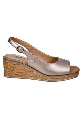 Sandalia Cuero Soraya Bronce