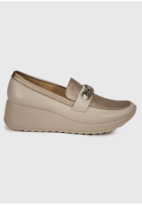 Imagen 2 del producto Mocasín Cuero Venisia Dorado