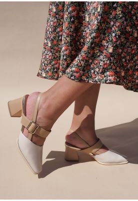 Zapato Cuero Finnye Beige