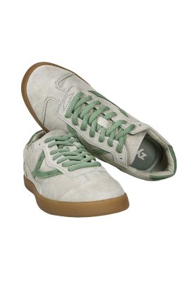 Imagen 2 del producto Zapatilla Cuero Urbana Amanda Verde Agua