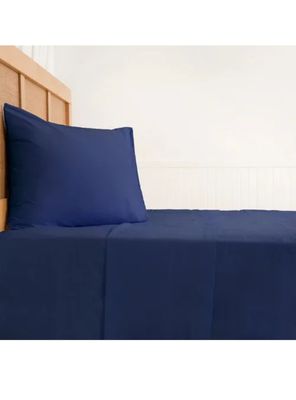 Imagen 2 del producto Sabanas 2 Plaza 144 Hilos Marca Mashini  ÍNDIGO