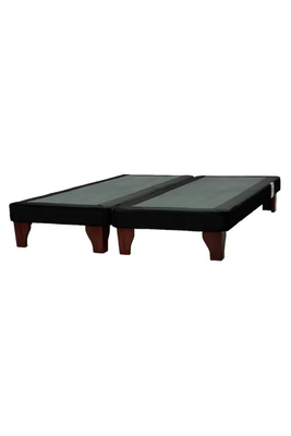 Base Cama Europea Negro Felpa 2 Plaza 150X200