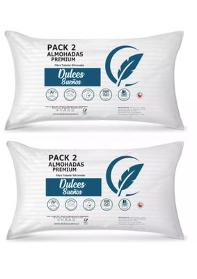 Imagen 2 del producto Almohadas Set De 4 Premium King De 50x90 Cm Dulces Sueños