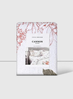 Imagen 2 del producto Sábana Cannon EC 200 Hilos 2 Plazas Amaranta