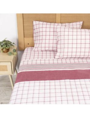 Sabanas 2 Plaza 144 Hilos Marca Mashini  Tartan