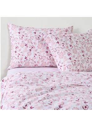 Sabanas 1.5 Plazas AF  Cannon 144 Hilos  Tropico Rosa