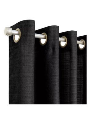 Imagen 2 del producto Set De Cortinas Mónaco De 8 Piezas 140x220cm Marca Idetex Negro