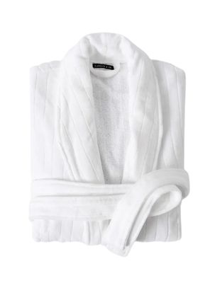 Bata De Baño Spa Blanco Talla S Elements & Co By Cannon