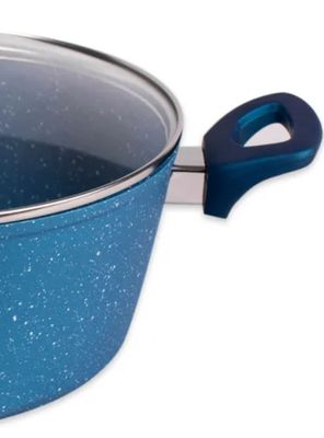 Imagen 2 del producto Set De Bateria De 7 Piezas San Remo New Antiadherente Marble Azul