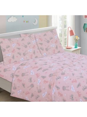 Sabanas De 1.5 Plaza Infantil De 144 Hilos Marca Illusions (Lady)